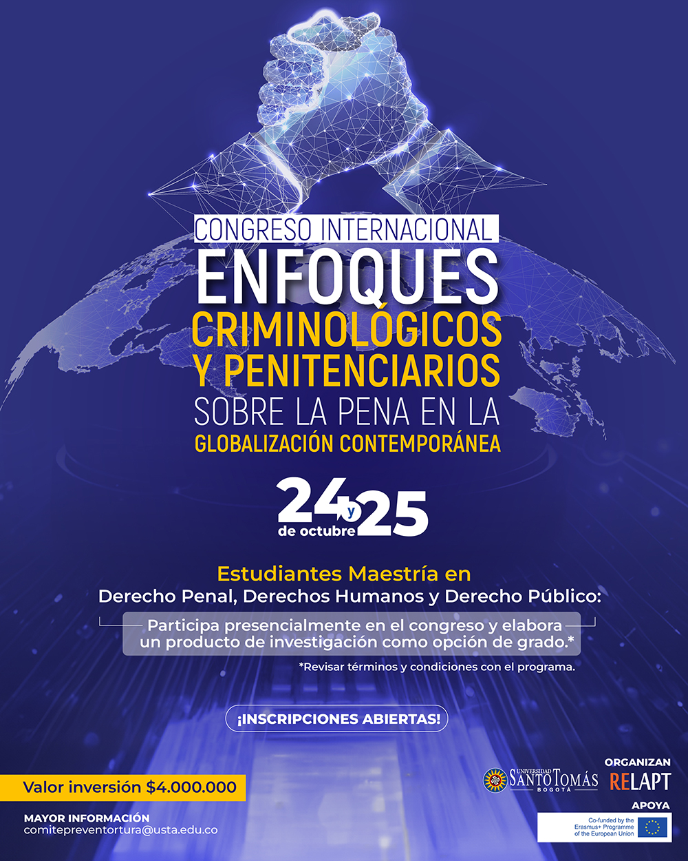 Congreso Internacional de Enfoques Criminologicos y Penitenciarios 1080x1350 ESTUDIANTE MAESTRIA opt